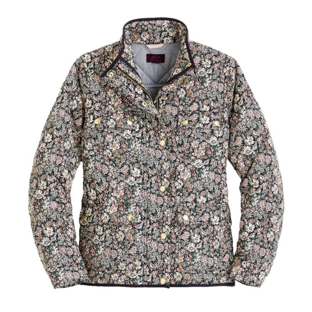 J. Crew Liberty of London Quilted Downtown Field Jacket - Picture 2 of 11